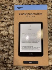 Amazon Kindle Paperwhite 12th Generation Black 16GB 7-inch E-Reader SA568B