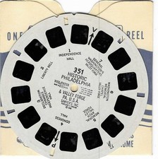 351 Historic Philadelphia Valley Forge PA USA 1948 View-master Reel