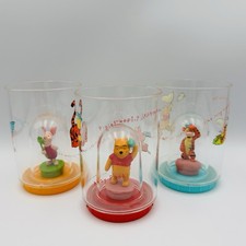 Vtg Winnie the Pooh Child Cup Lot of 3 Plastic 8oz Beaker Buddy RARE NEW