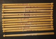 6 1/2 sets of vintage Shaws X H9 Maple Scottish Snare Drumsticks Made in England