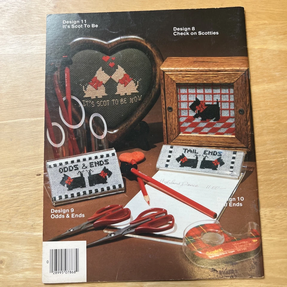 It's Scot to be Love Scotty Dogs 13 Designs Plaid #7868 Cross Stitch Booklet - Image 2 of 4