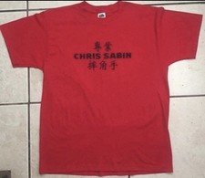Vintage 2001 Official 1st Chris Sabin Wrestling Shirt TNA ROH WWE WWF WCW AEW