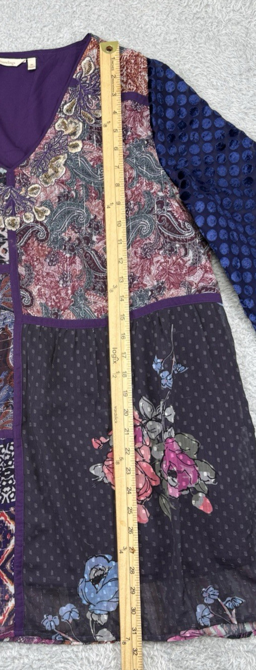 Soft Surroundings Embroidered Patchwork All Toget… - image 7