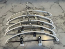 5X MAWA Children Clothing Hanger w/Strong Metal Non-Slip Adjustable Clips, kids