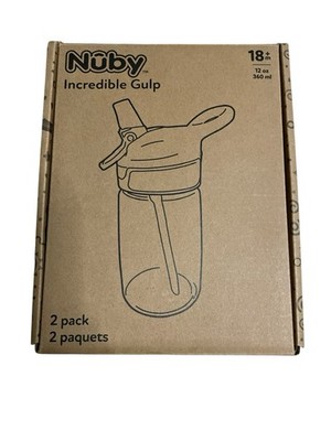 Nuby Incredible Gulp   Becher für Kinder | Auslaufsicher | Tragegriff | 360ml | 