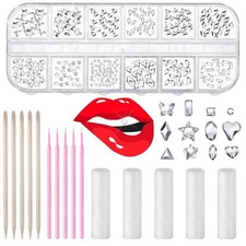 480 Pcs Tooth Gems Kit for Teeth DIY Crystals Jewelry Teeth Gems Kit Fashionable