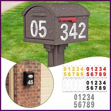 Waterproof Number Sticker Heat Resistant Self Adhesive Nanofilm Mailbox House