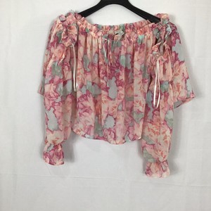 forever 21 pink off the shoulder top