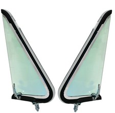 1953 1954 1955 Ford Truck Vent Window Assembly Tint Glass Pair Rightleft Side