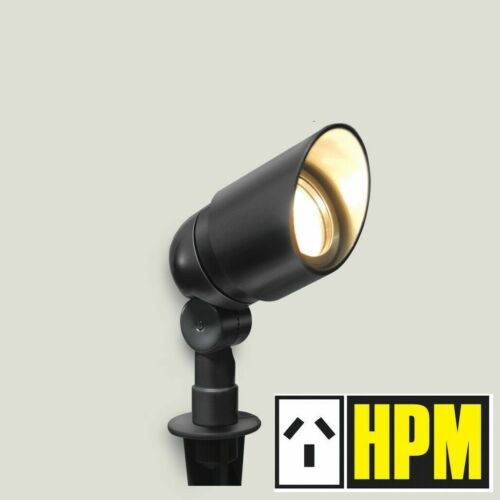 HPM 12V Garden Light Spotlight 10W DIY Aluminium Black IP67 RGLVSBL - Picture 1 of 3