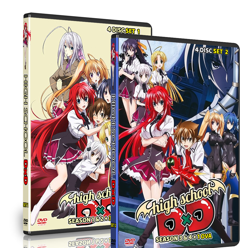 ANIME DVD HIGH SCHOOL DXD SEA 1-4 VOL.1-49 END + 4 OVA *ENGLISH DUBBED**UNCUT*