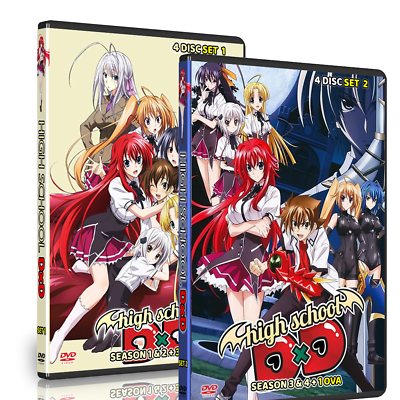 DVD Anime Uncut High School DXD Season 1-4 Series (1-49 End) + 4 OVA  English Dub