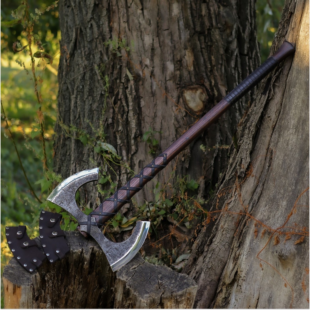 Double Edged Battle Axe