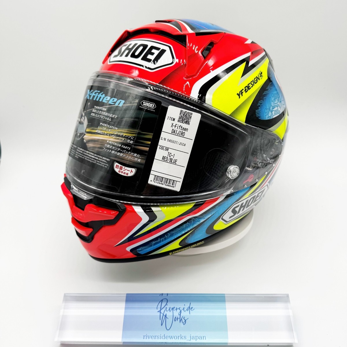 SHOEI X-Fifteen DAIJIRO TC-1 Full Face Helmet Size L From Japan