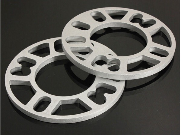 SilverLine Spurverbreiterung 10mm - 5x112 Lochkreis Mit Schrauben Schwarz