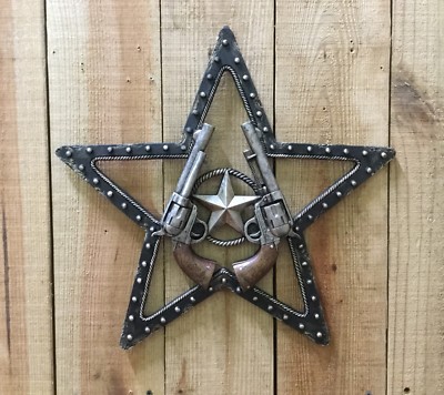Gun Star Frame Resin Star, Six-shooter Guns On Star. 185-5005 | eBay