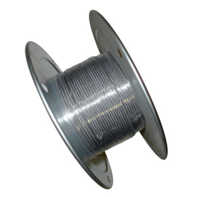 5/32'' Stainless Steel Aircraft Cable 100 FT 7x19 Type 304 Marine Rigging