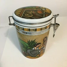 Coffee Container Illustration y Sylvie Bourbonniere Joie de Vivre Airtight Seal
