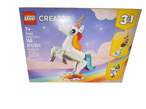 Lego Creator 3 in 1 Magical Unicorn Toy Transforms to Seahorse to Peacock 31140 - Picture 4 of 5
