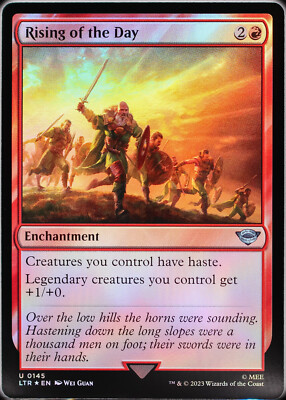 MTG Lord of the Rings - Rising of the Day - Foil