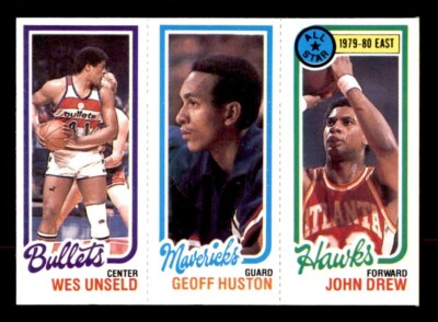 1980 Topps Basketball #159 Unseld Huston Drew NM/MT *e5