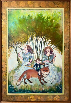 Forest Symphony   Original Painting, Mixed Media on Canvas, 26 x 35
