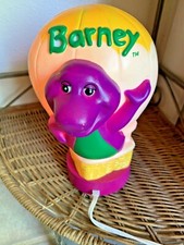 Barney  Friends Bedroom Nursery Lamp Night Light 1992 Hot Air Balloon LYONS