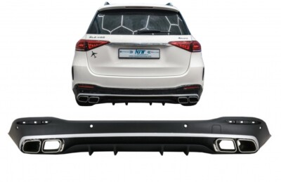 Diffusor Tipps für Mercedes GLE W167 SUV V167 Sport Line 19+ GLE 63 Look