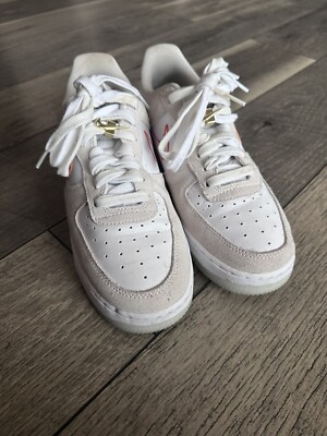 Preowned Size Nike Air Force Low First Use Cream W