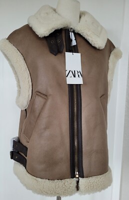 Gilet Zara Kunstfell Weste Weste Herren Zara Weste Schwarz Zara