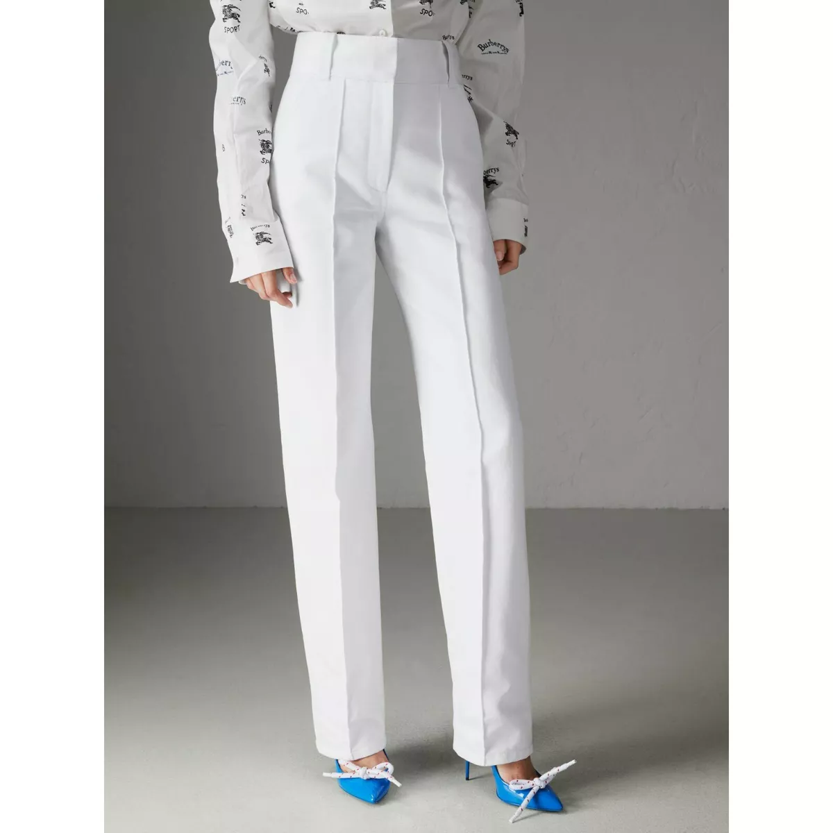 Burberry high waisted best sale pants