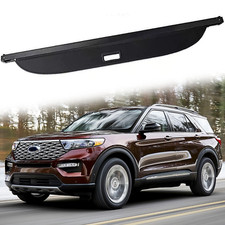 Car Trunk Cargo Cover Luggagecarrier Curtain Fit For Ford Explorer 2020-2022 Car Trunk Cargo Cover Luggagecarrier Curtain Fit For Ford Explorer 2020-2022