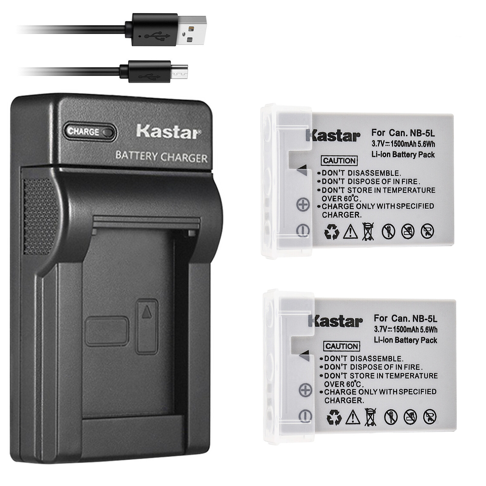 NB-5L battery for Canon IXUS, Powershot cameras