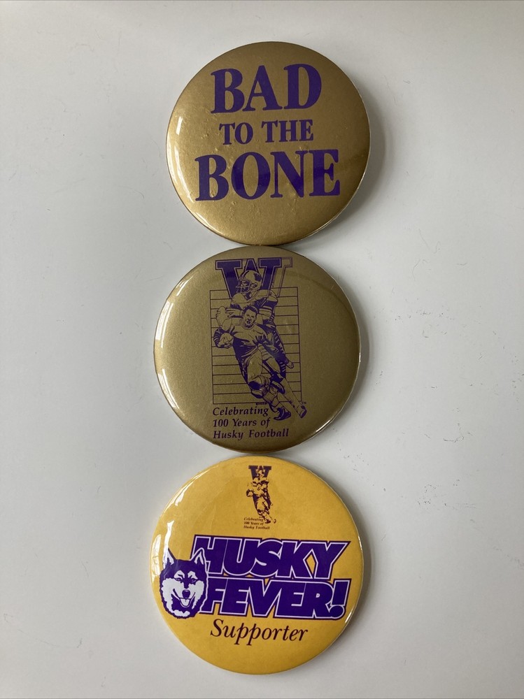 UW Husky, Huskies, University Of Washington, Vintage Pins, Pin, Husky Football