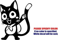 Anime Fairy Tail HAPPY Decal Sticker JDM Funny Vinyl Car Window Bumper Truck 10"