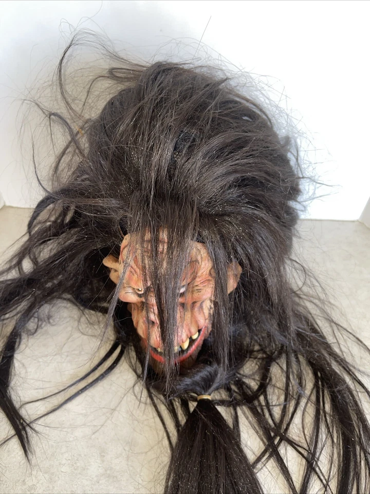 Caveman Mask Halloween Costume Full Hair Barbarian Prehistoric Paper Magic Co - Image 2 of 4