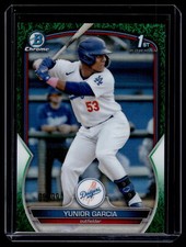 Yunior Garcia 2023 Bowman Chrome 1st Green Grass Refractor Card /99 #BCP-142