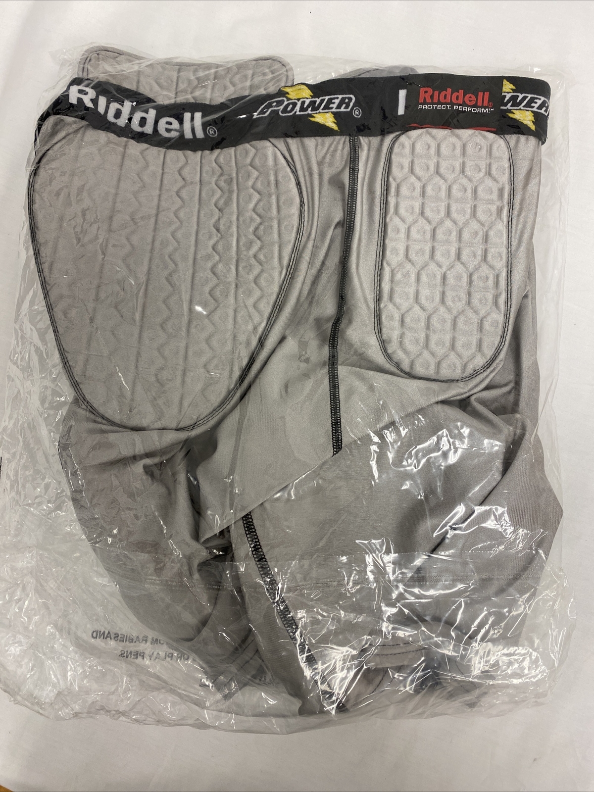 Riddell Power Adult Padded Girdle Grey 1. New In Bag!! eBay
