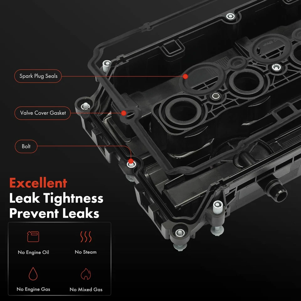 Cubierta de válvula de motor y pernos de junta para Chevy Aveo Cruze Sonic Pontiac G3 Saturn Foto 4 de 4