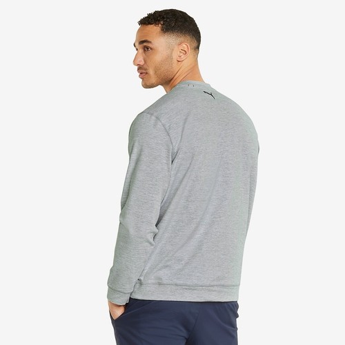 Maglione PUMA Cloudspun Uomo XL Grigio Erica Love Golf Girocollo Elasticizzato Felpa - Foto 4 di 17