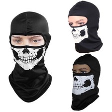 Sun Protection Full Face Masks Motorcycle Skull Balaclava Lightweight Face Cover