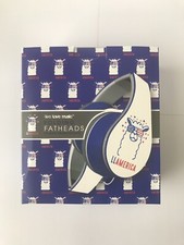 Headphones, Folding FATHEADS, Stereo, live love music, "LLAMERICA" 