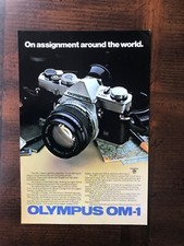 1979 vintage original print ad Olympus OM-1 Cameras