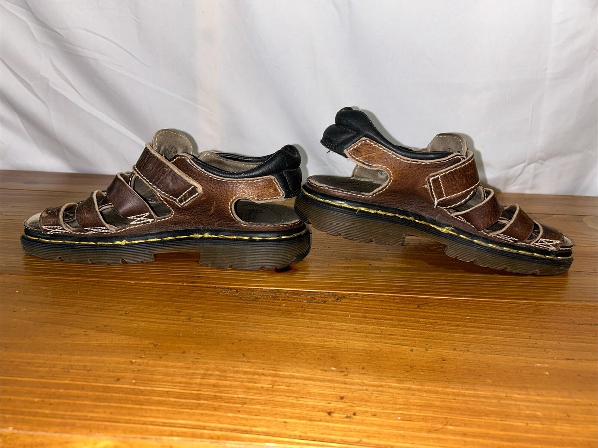 Dr. Martens Airwave Brown Leather Flip Flops Men’s Size 9 New Dr. Martens Men main image 2
