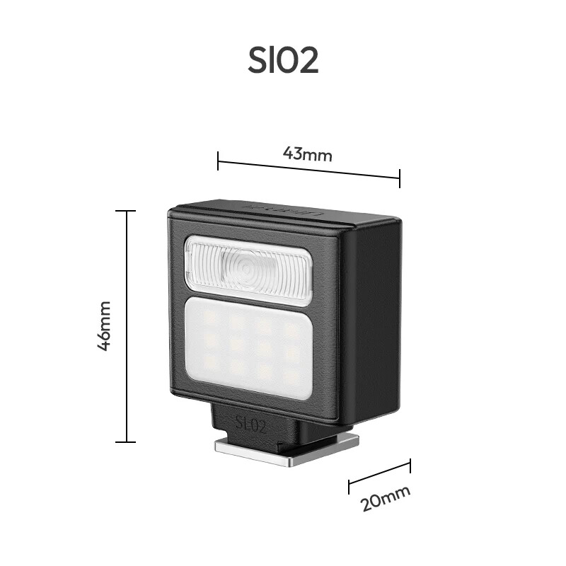 Ulanzi SL02/01 Mini Flash Speedlite Camera Flashlight for Canon