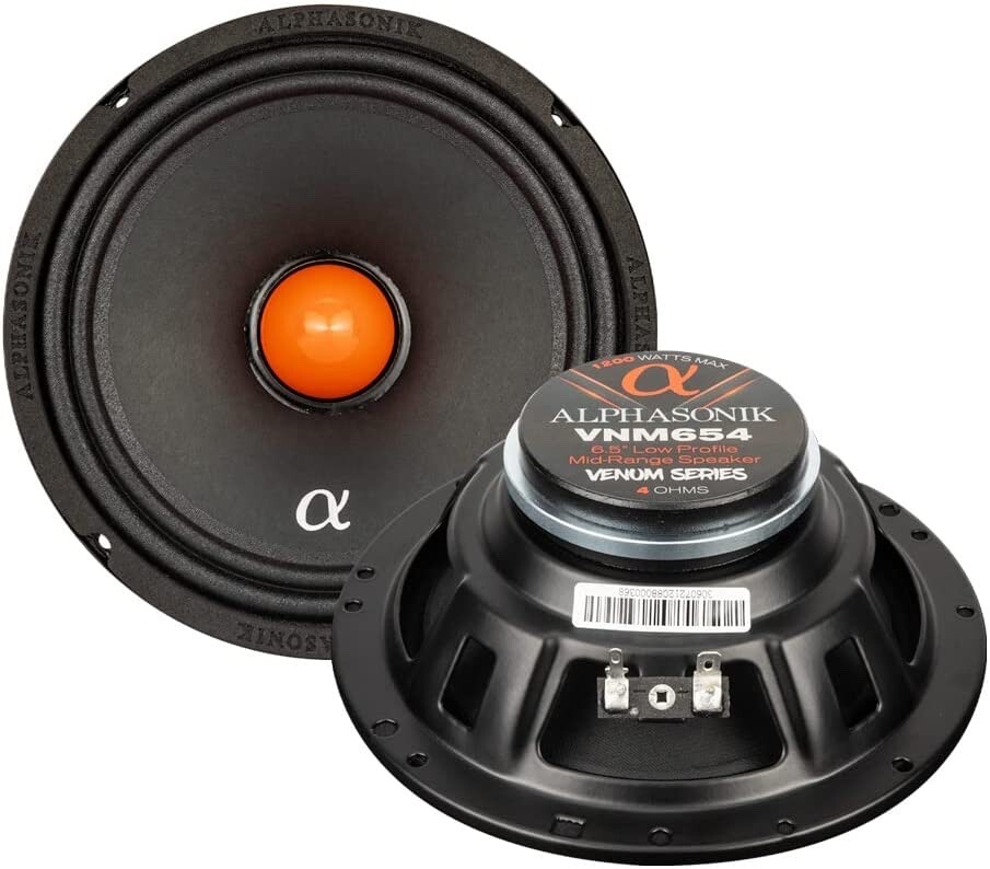 NEW ALPHASONIK SPEAKERS LOW PROFILE 1200W OHM VENUM