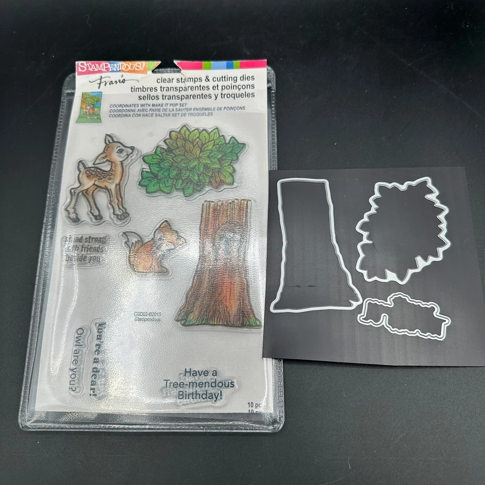 Stampendous 透明邮票套装和模具使它流行套装弹出摧毁您的选择 — 第 3/4 张图片