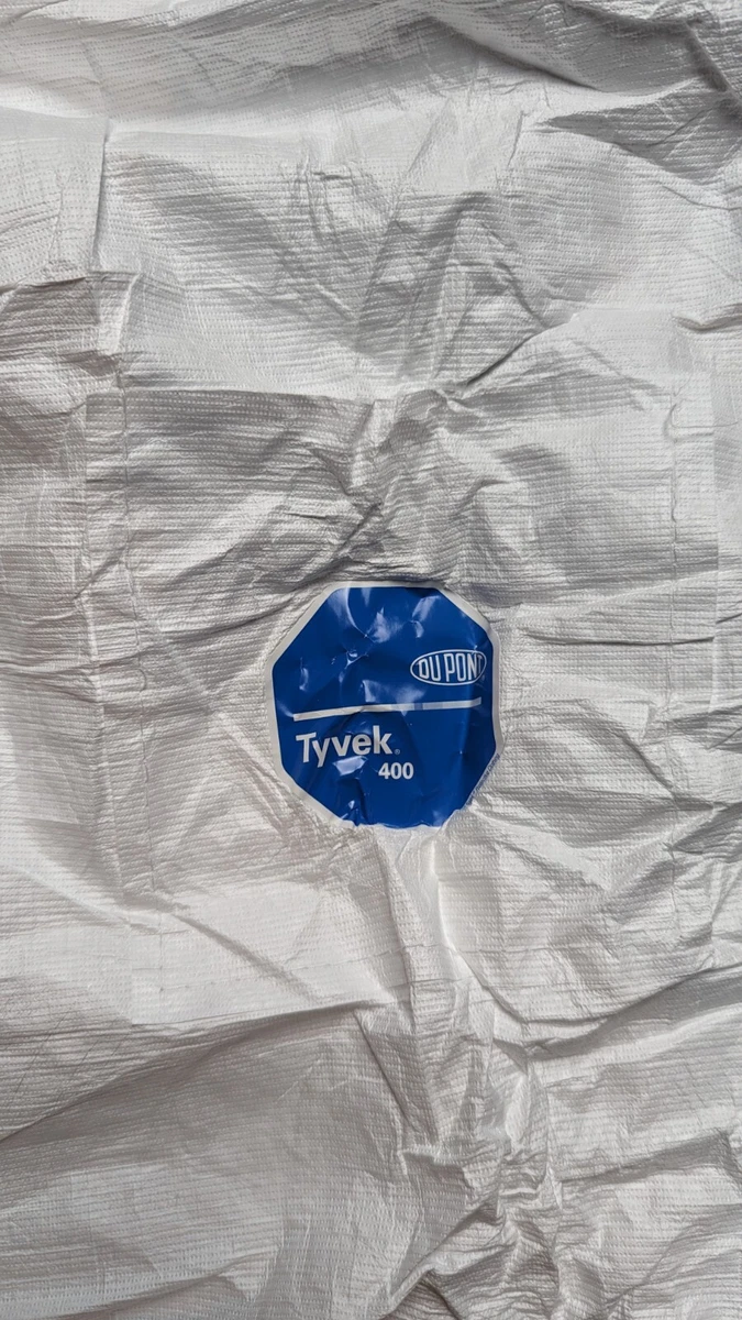 Tyvek 400 Lab Coat 4X Box Of 30, Snap Front, White - B6