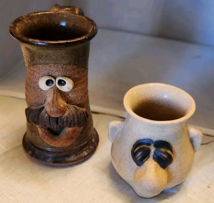 VTG.2 STONEWARE UGLY FACES (1- NOSE EGG SEPARATOR &1 DRINKING MUG BOUTH SIGNED
Opens in a new window