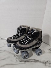 ROLLER DERBY Roller Skates Youth Boys  Girls Firestar Black  Gray Size 2